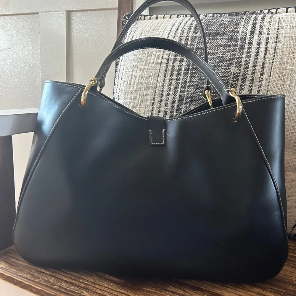 Dooney & Bourke Large Alto Camilla Satchel Italian leather - Picture 3 of 8